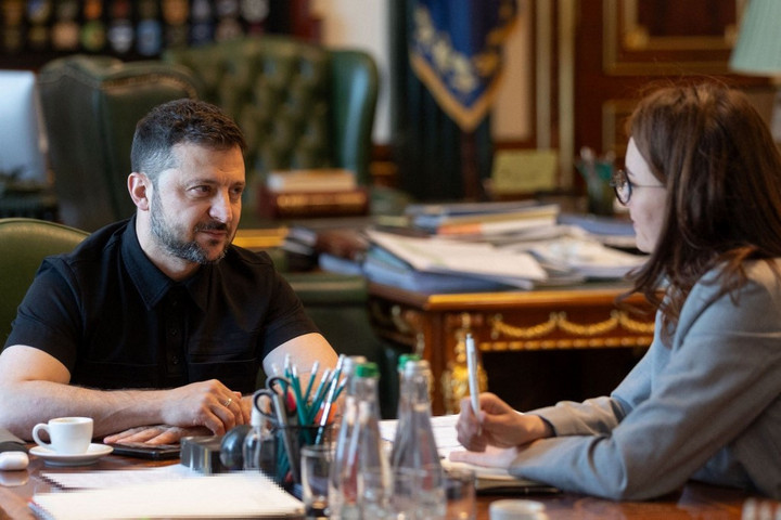 Fotó: AFP/Ukrainian Presidential Press Service/Handout Trumpnak tetsző személyeket nevezett ki Zelenszkij?
