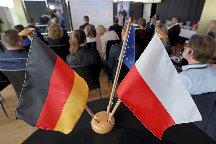 Fotó: AFP/dpa Picture-Alliance/DPA/Bernd Wüstneck Lengyelország különleges műveletet hajt végre a német határon