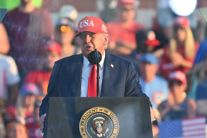 Fotó: Anadolu via AFP/Kyle Mazza Donald Trump szerint sikerült végleg visszavetni az atomprogramot