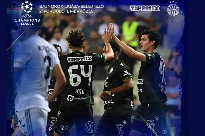 Fotó: Facebook/Ferencvárosi Torna Club A Ferencváros magabiztos győzelemmel kezdte a BL-selejtezőt