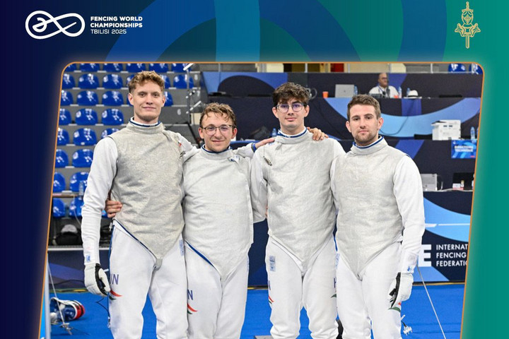 Fotó: Facebook/Hungarian Fencing Federation / Magyar Vívó Szövetség Bronzéremért vívhat a magyar férfi tőrcsapat