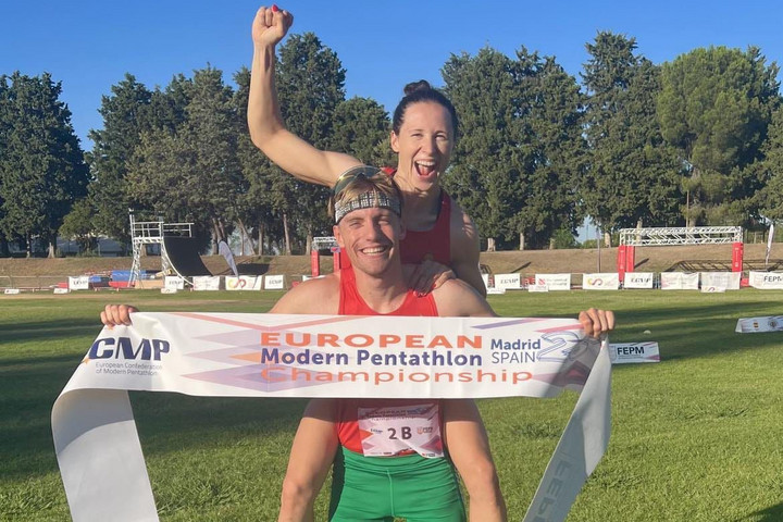 Fotó: Facebook/Hungarian Modern Pentathlon/Magyar Öttusa Szövetség Öttusa: Guzi örömmel, mosolyogva versenyzett