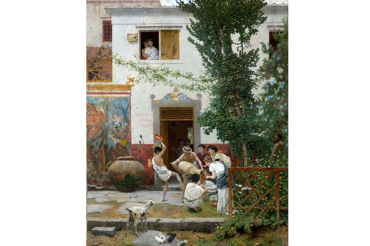 Fotó: wikimedia.org/Camillo Miola (1840–1919) A férfi, aki pofonokkal szórakozott
