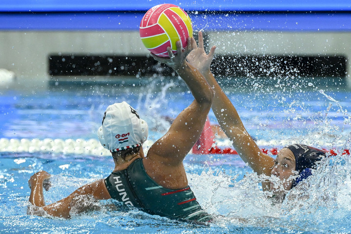 Fotó: MTI/Koszticsák Szilárd Az olimpiai bajnok spanyolokkal találkozik az elődöntőben a magyar női vízilabda-válogatott