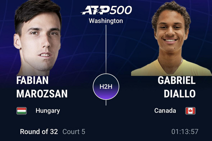 Fotó: Facebook/Hungarian Tennis Megint az óriás győzött, Marozsán búcsúzott