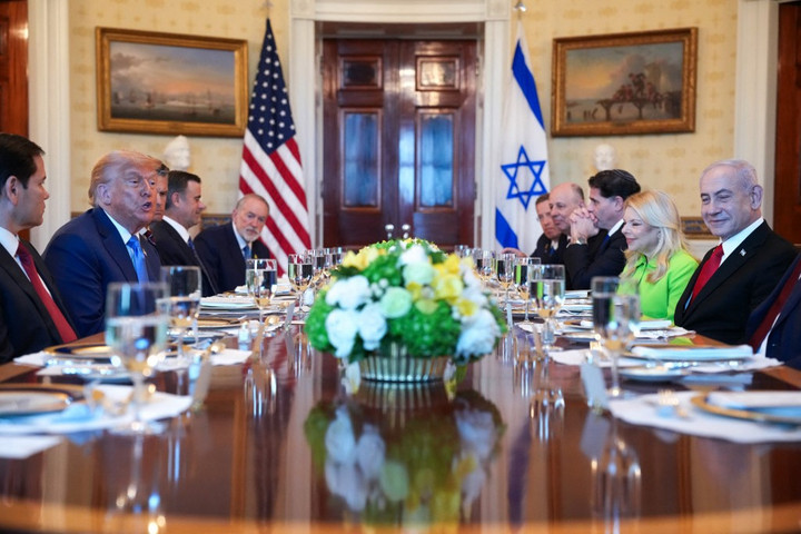 Fotó: AFP/Getty Images/Getty Images North America/Andrew Harnik Netanjahu szerint egy teljesen független Palesztina fenyegetést jelent Izraelre