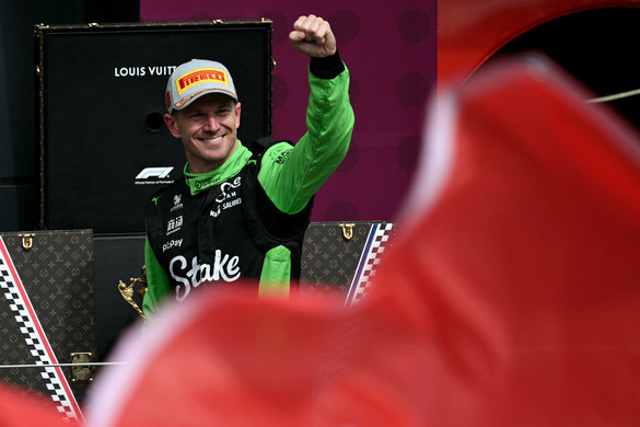 Nico Hülkenberg a dobogón