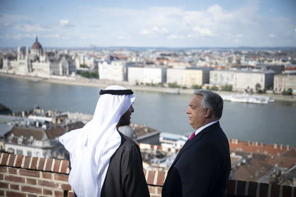 Orbán Viktor hivatalos látogatás keretében fogadta az Egyesült Arab Emírségek elnökét