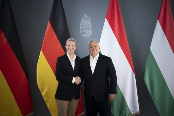 Orbán Viktor miniszterelnök Alice Weidellel tárgyalt