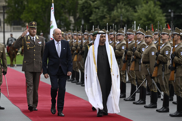 Sulyok Tamás köztársasági elnök az Egyesült Arab Emírségek elnökével találkozott