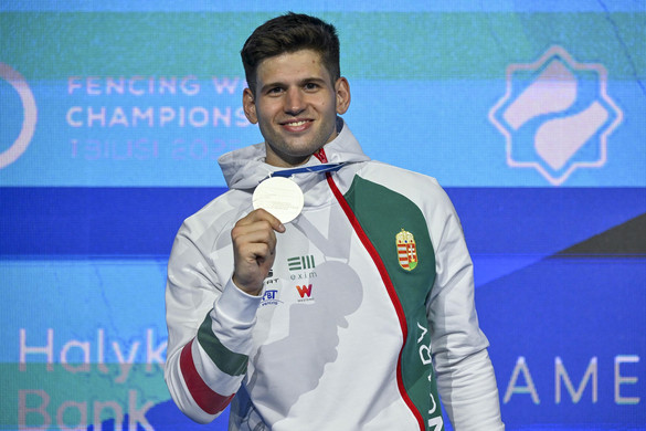 Siklósi Gergely ezüstérmes