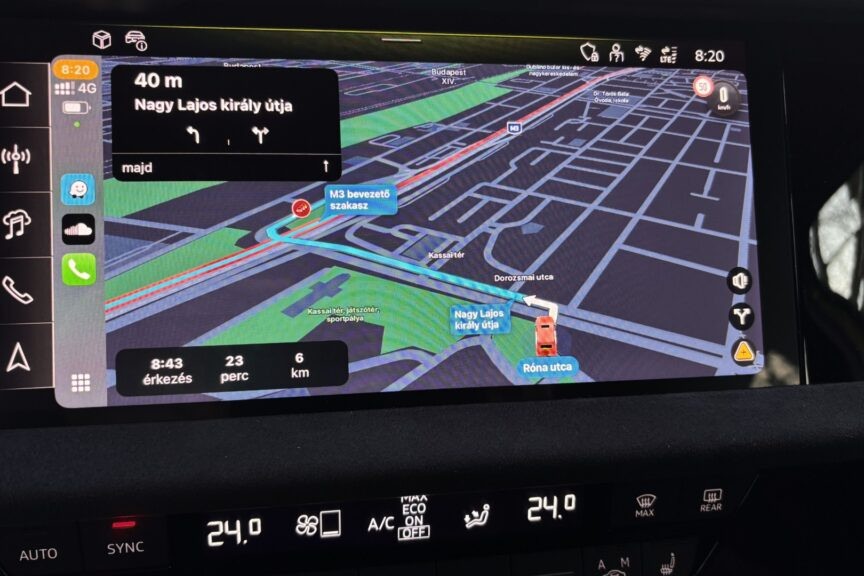 Fotó: SportVerda Audi A3 Allstreet navigáció