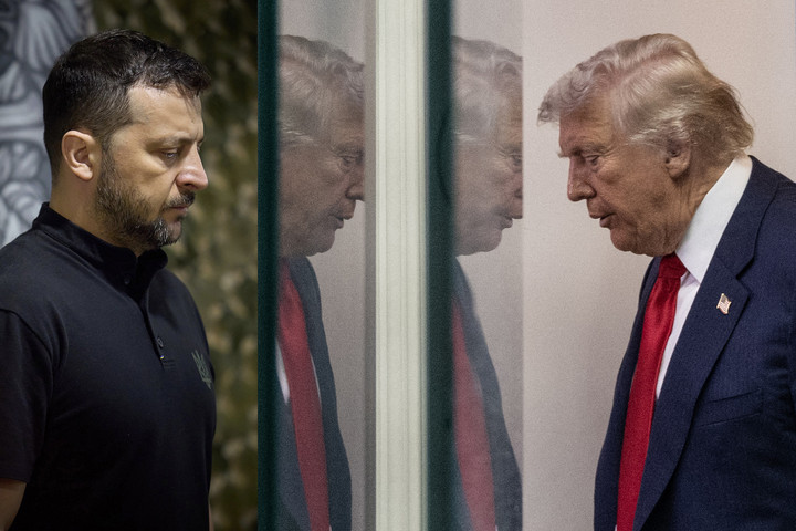 Fotó: AFP/Andrew Caballero-Reynolds, Handout/Ukrainian Presidential Press Service Donald Trump: Semmi sincs kőbe vésve a Vlagyimir Putyinnal tartott találkozón