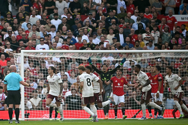 Fotó: AFP/Paul Ellis Manchesterben nyert az Arsenal a United ellen