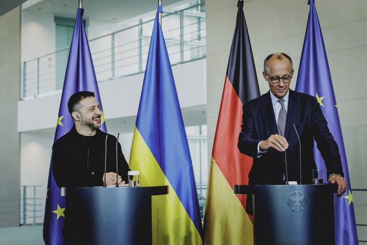 Fotó: Florian Gaertner / Photothek Media Lab / dpa Picture-Alliance via AFP Közös nevező Trump és Európa között
