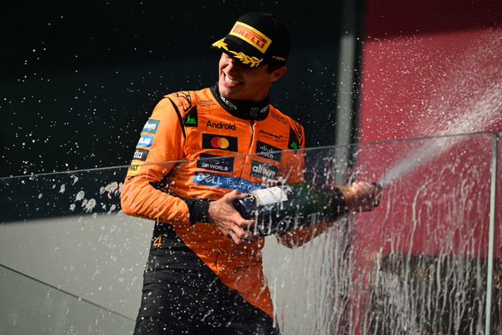 Fotó: AFP/NurPhoto/Andrea Diodato Norris volt a hős a Hungaroringen
