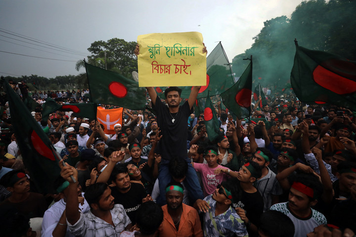 Fotó: NurPhoto via AFP/Maruf Rahman Ezrek vettek részt a Bangladesben tartott tömegrendezvényeken