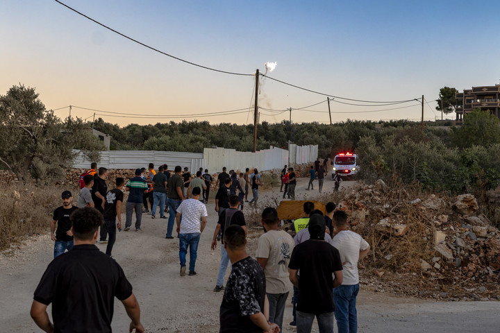 Fotó: Middle East Images via AFP/Wahaj Bani Moufleh Orosz diplomáciai járművet támadtak meg Ciszjordániában