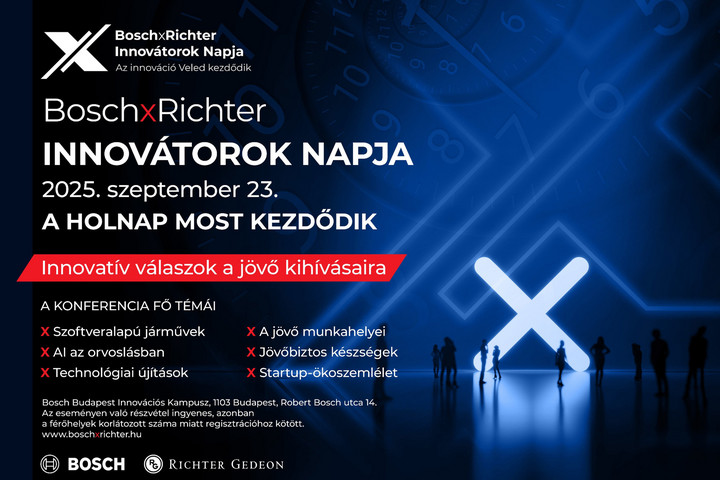 Fotó: Bosch Media Service Robotdoktorok és négykerekű szoftverek