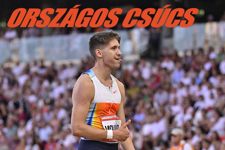 Molnár Attila országos csúcsot repesztett 400 méteren