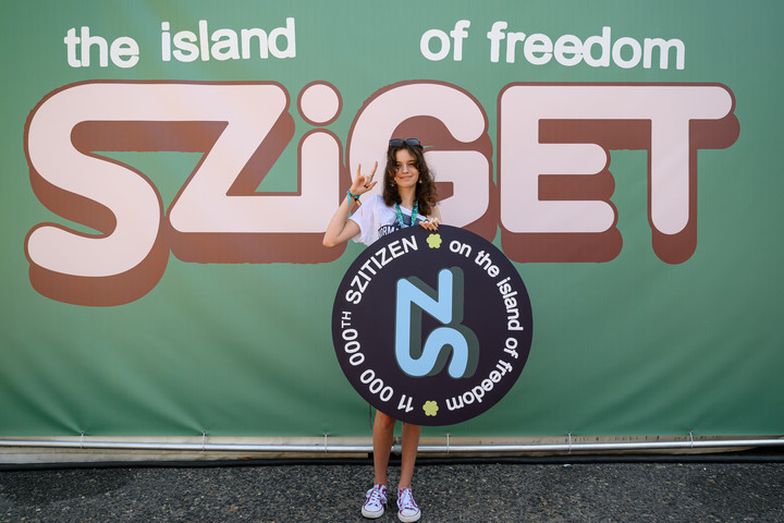 Magyar lány lett a Sziget 11 milliomodik látogatója