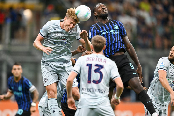 Fotó: Tiziano Ballabio / NurPhoto / NurPhoto via AFP Az Udinese meglepte az Intert