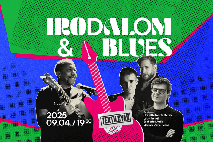 Fotó: Péter András László Irodalom és blues a Textilgyárban