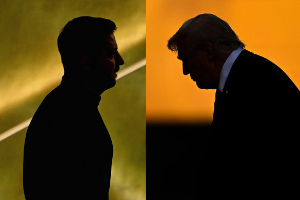 Az ukrán elnök hétfőn Washingtonban tárgyal Donald Trumppal