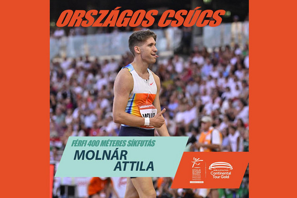 Molnár Attila országos csúcsot repesztett 400 méteren