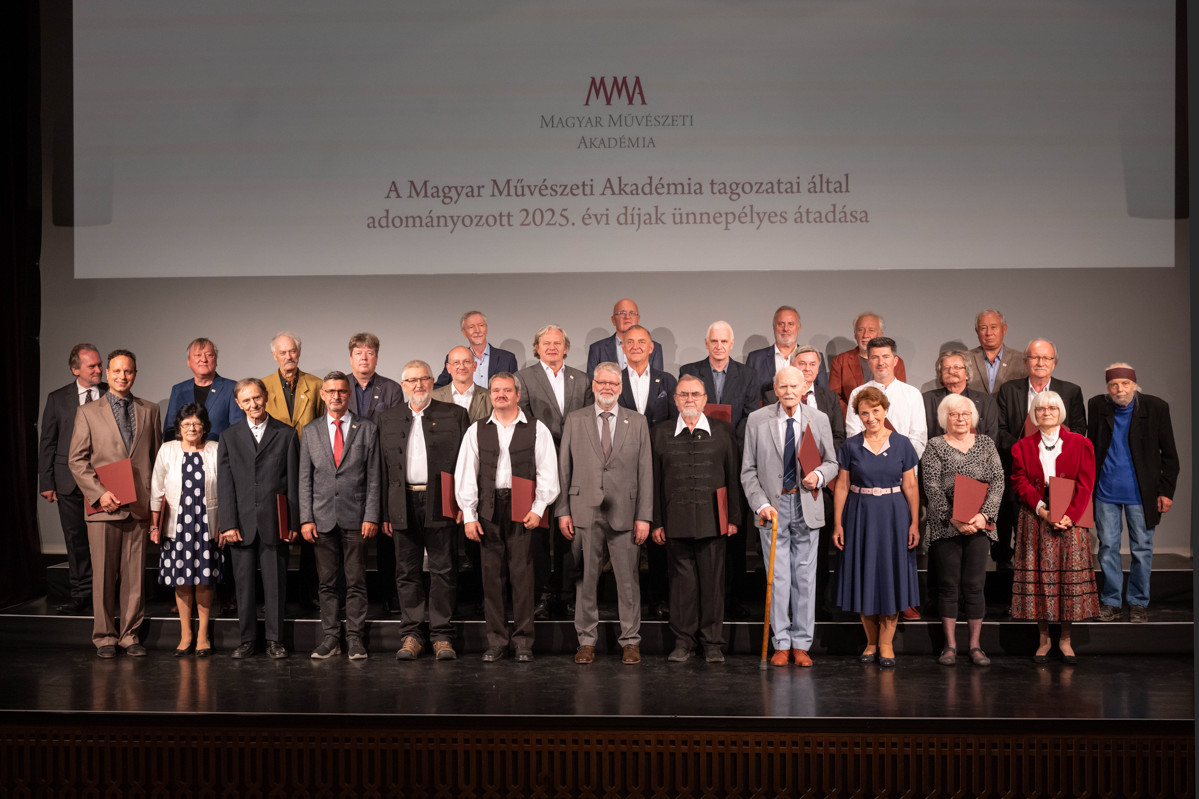 Átadták a Magyar Művészeti Akadémia tagozati díjait