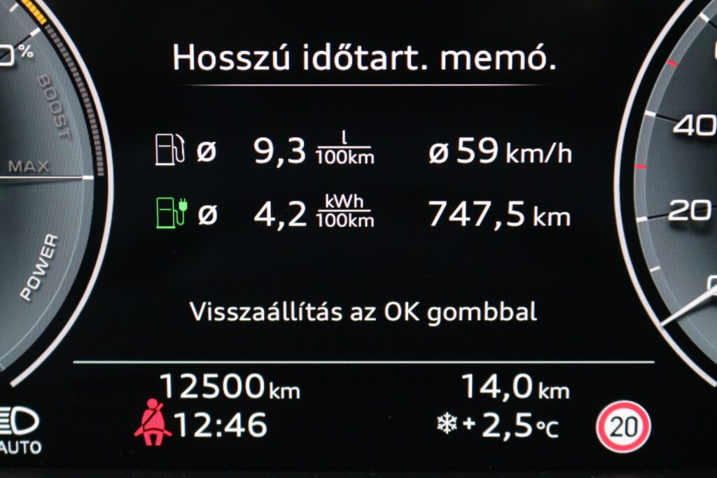 Fotó: SportVerda Audi A6 55 TFSI E Quattro fogyasztás