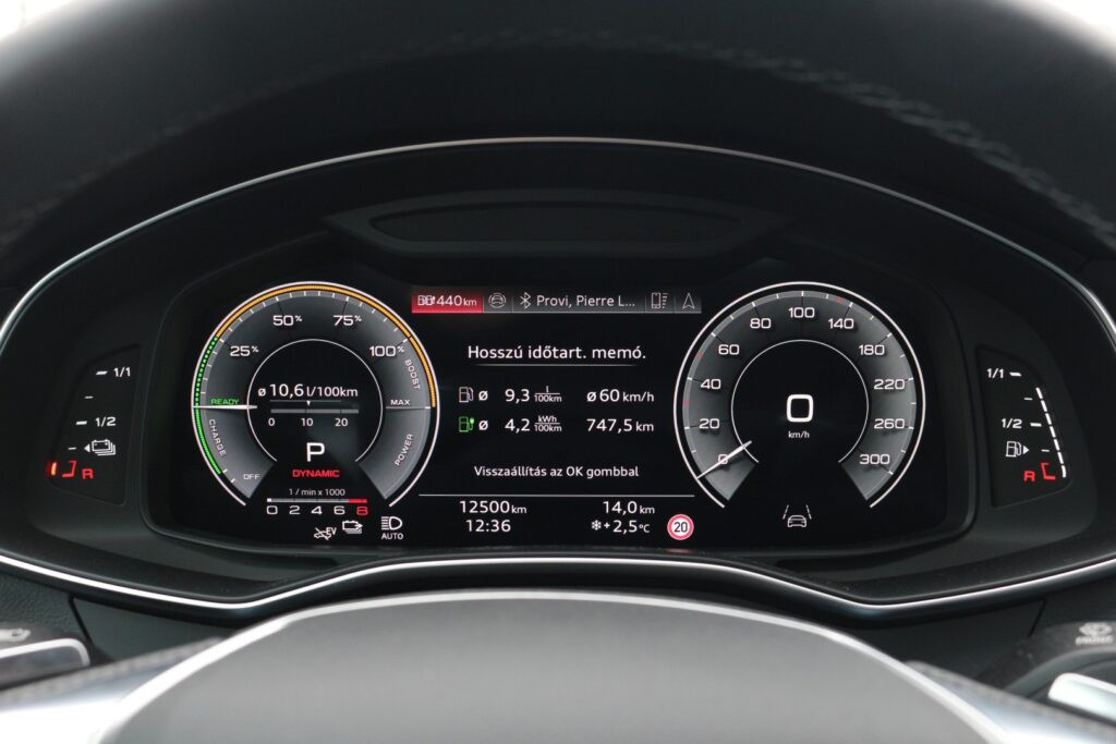 Fotó: SportVerda Audi A6 55 TFSI E Quattro műszerfal