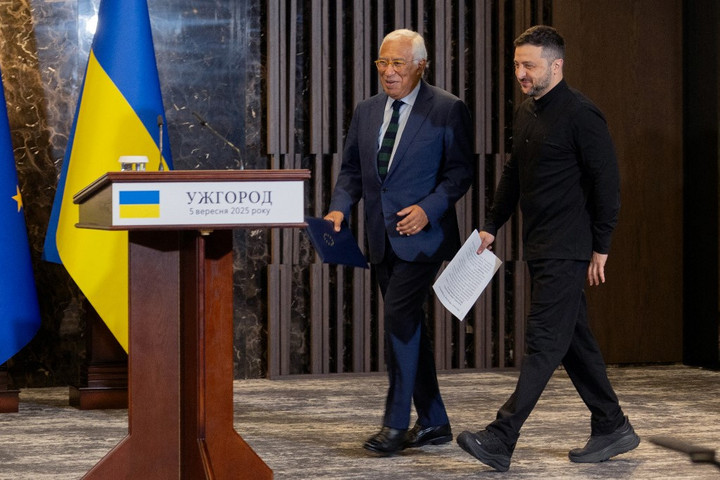 Fotó: AFP/Tetiana Dzhafarova Ungvárról üzent Zelenszkij: nem érti, Magyarország miért nem áll be a sorba