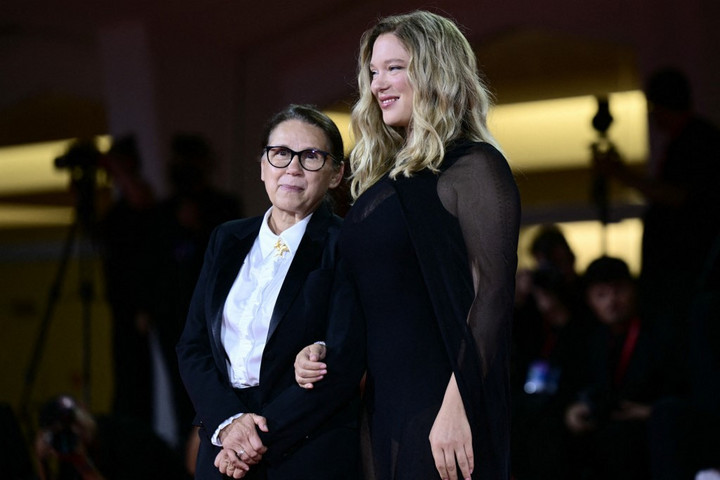 Fotó: Tiziana FABI / AFP Tarolt Velencében Enyedi Ildikó új filmje