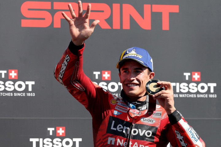 Fotó: Lluis GENE / AFP Marc Márquez nyerte a barcelonai sprintfutamot