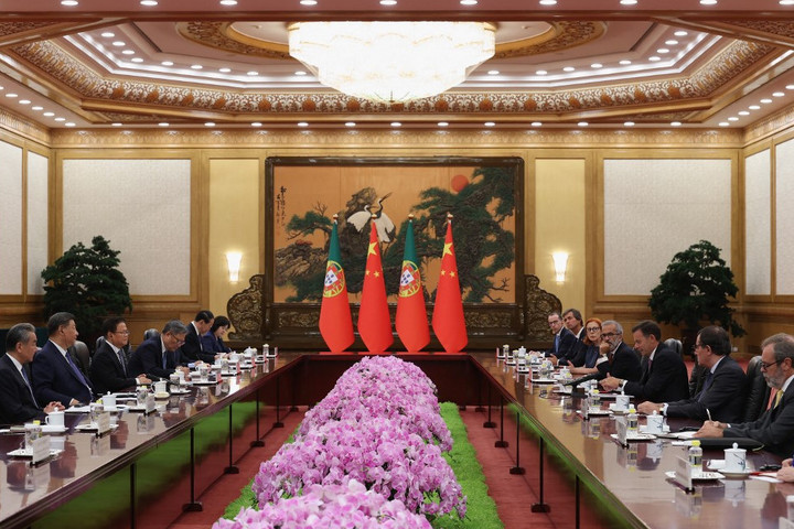 Fotó: AFP/Pool/Lintao Zhang Portugália jó barátja Kínának