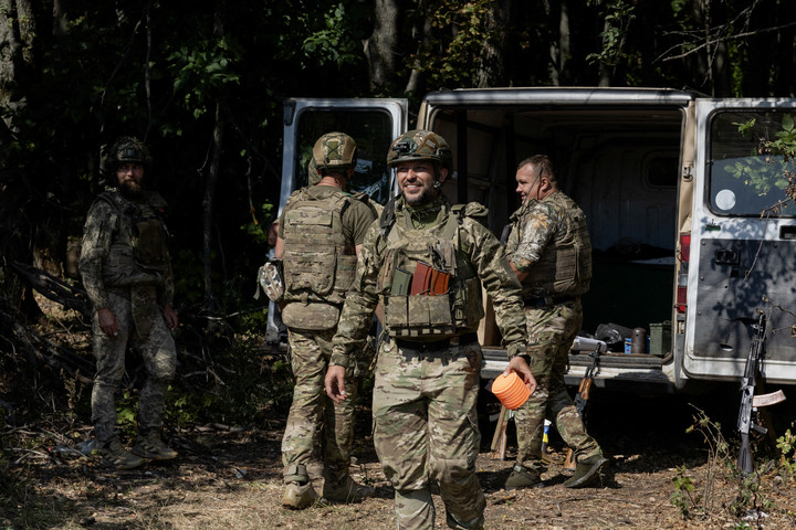 Fotó: AFP/Tetiana Dzhafarova Ukrán erők felrobbantottak egy Kupjanszk melletti gázvezetéket