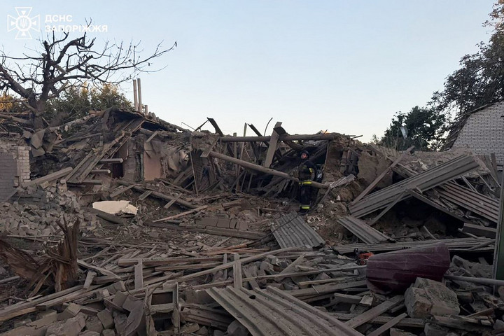 Fotó: AFP/Ukrainian Emergency Service/Handout Újabb ukrán település került az orosz hadsereg irányítása alá