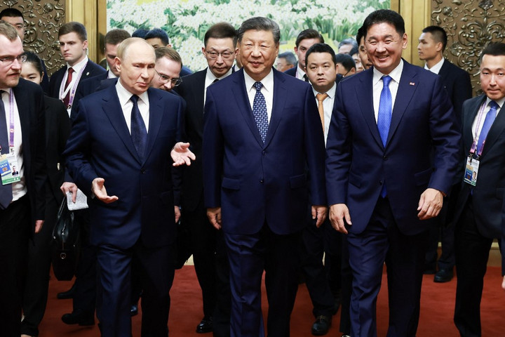Fotó: AFP/Xinhua/Ding Haitao „Kézzelfogható eredményei vannak a kínai-orosz-mongol együttműködésnek”