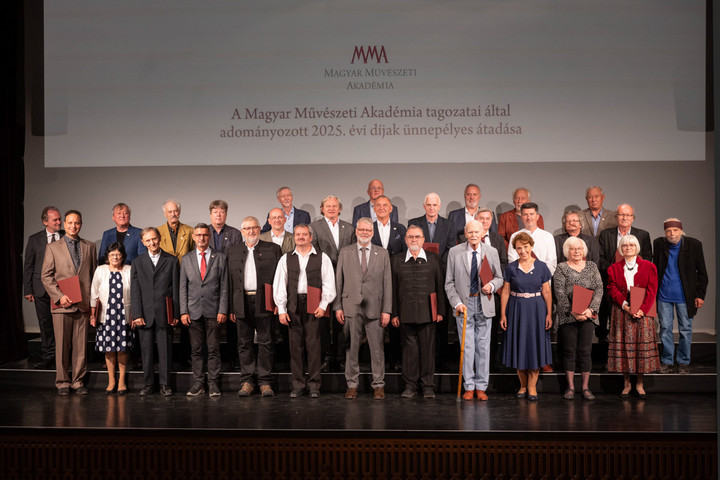Átadták a Magyar Művészeti Akadémia tagozati díjait