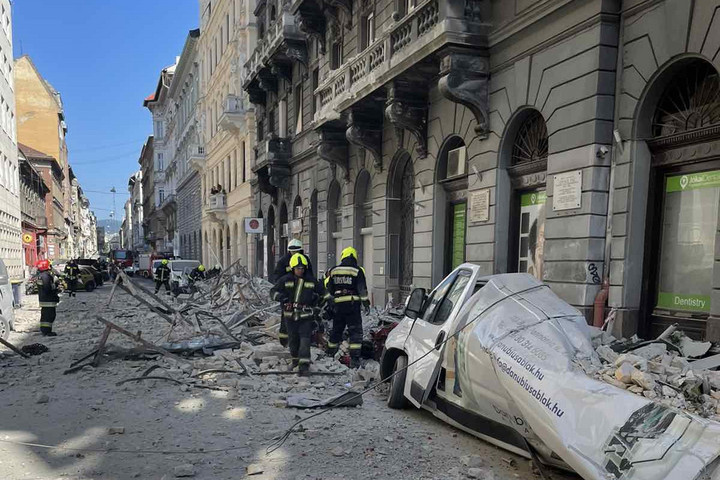 Fotó: police.hu Befejezték a nyomozást a Jókai utcai házomlás ügyében