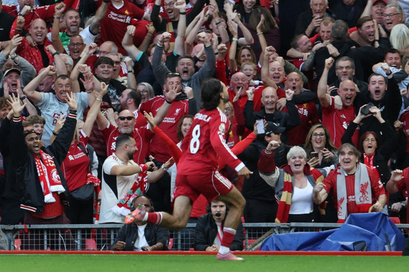 Szoboszlaié a hónap legszebb gólja a Liverpoolnál
