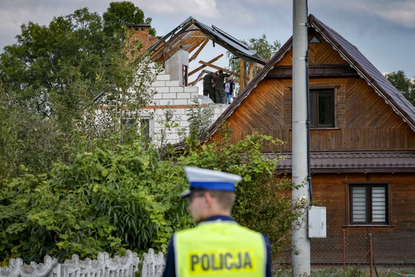 Mégsem orosz drón találta el a lengyel házat