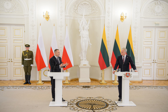 Nawrocki a térség biztonságáról beszélt