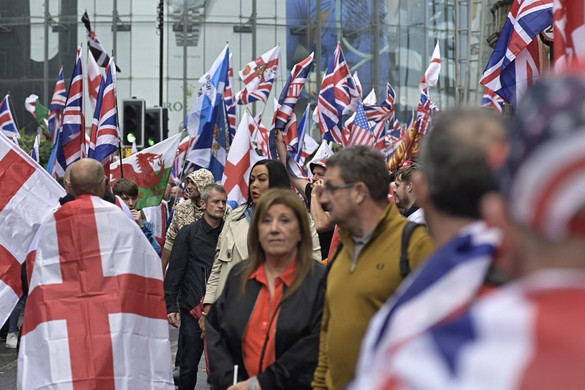 Palesztinpárti tüntetéseket tartottak Londonban, több embert őrizetbe vettek