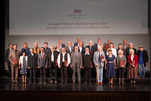 Átadták a Magyar Művészeti Akadémia tagozati díjait