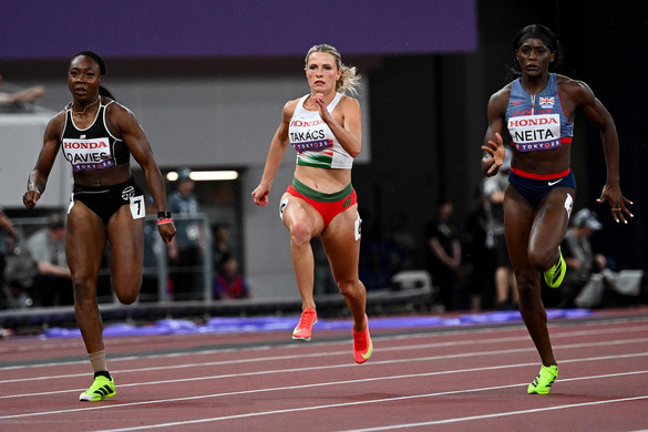 Fotó: MTI/Czeglédi Zsolt Takács Boglárka rosszul rajtolt, de elődöntőbe jutott 100 méteren