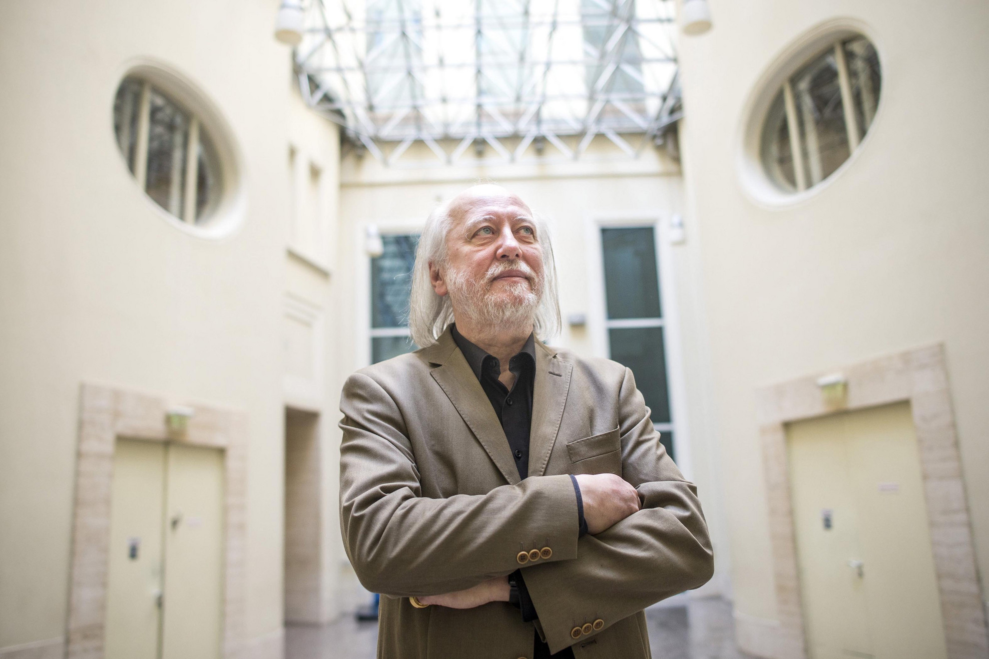 Fotó: MTIMarjai János Krasznahorkai László magyar írónak ítélte oda idén az irodalmi Nobel-díjat a Svéd Akadémia, amely 2025. október 9-én Stockholmban jelentette be döntését. A felvétel 2017. március 22. készült Budapesten