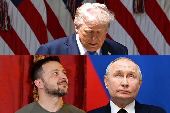 Fotó: AFP/Mandel Ngan, AFP/Pool/Andres Ballesteros, AFP/Pool/Sergei Bobylyov Trump nyomást fog gyakorolni Putyinra és Zelenszkijre is?