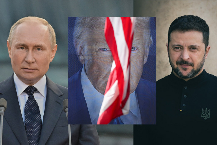 Fotó: AFP/SPUTNIK/Ilya Pitalev, AFP/Mandel Ngan, Hans Lucas via AFP/Edouard Monfrais-Albertini Putyin és Zelenszkij között a legnagyobb mértékű gyűlölet feszül